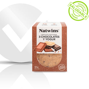 Natwins Espelta Tres Chocolates 45g - (desde 0,62€/ud)